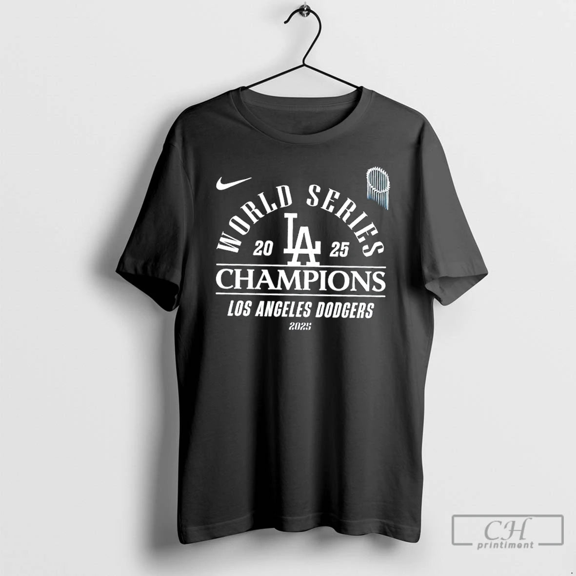 Classic 2025 Los Angeles Dodgers Back To Back World Series Champions 2 Sided T Shirts