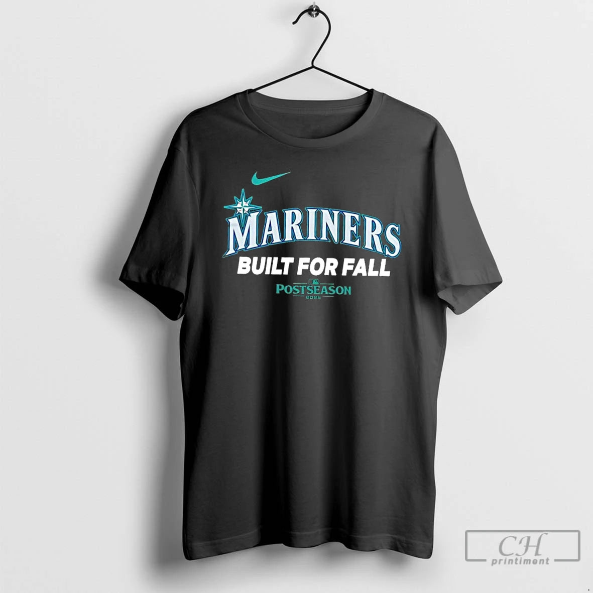Classic 2025 Mlb Postseason Seattle Mariners Built For Fall Size The Moment 2 Sided