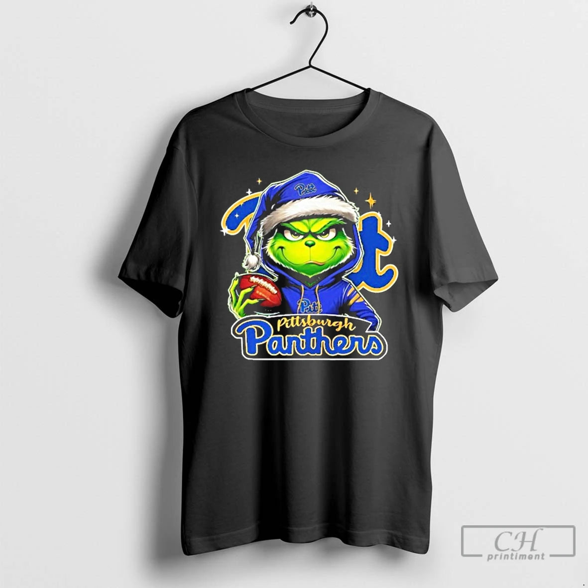 Classic 2025 Santa Grinch X Pittsburgh Panthers Logo Baseball T-Shirts, Hoodie, Sweatshirt | InkNestWear.com