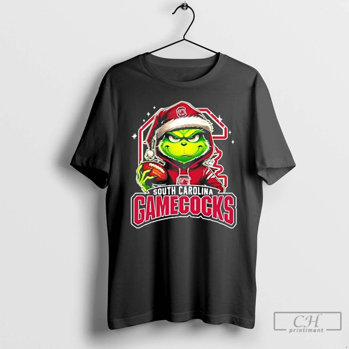 Classic 2025 Santa Grinch X South Carolina Gamecocks Logo Baseball T-Shirts, Hoodie, Sweatshirt | InkNestWear.com