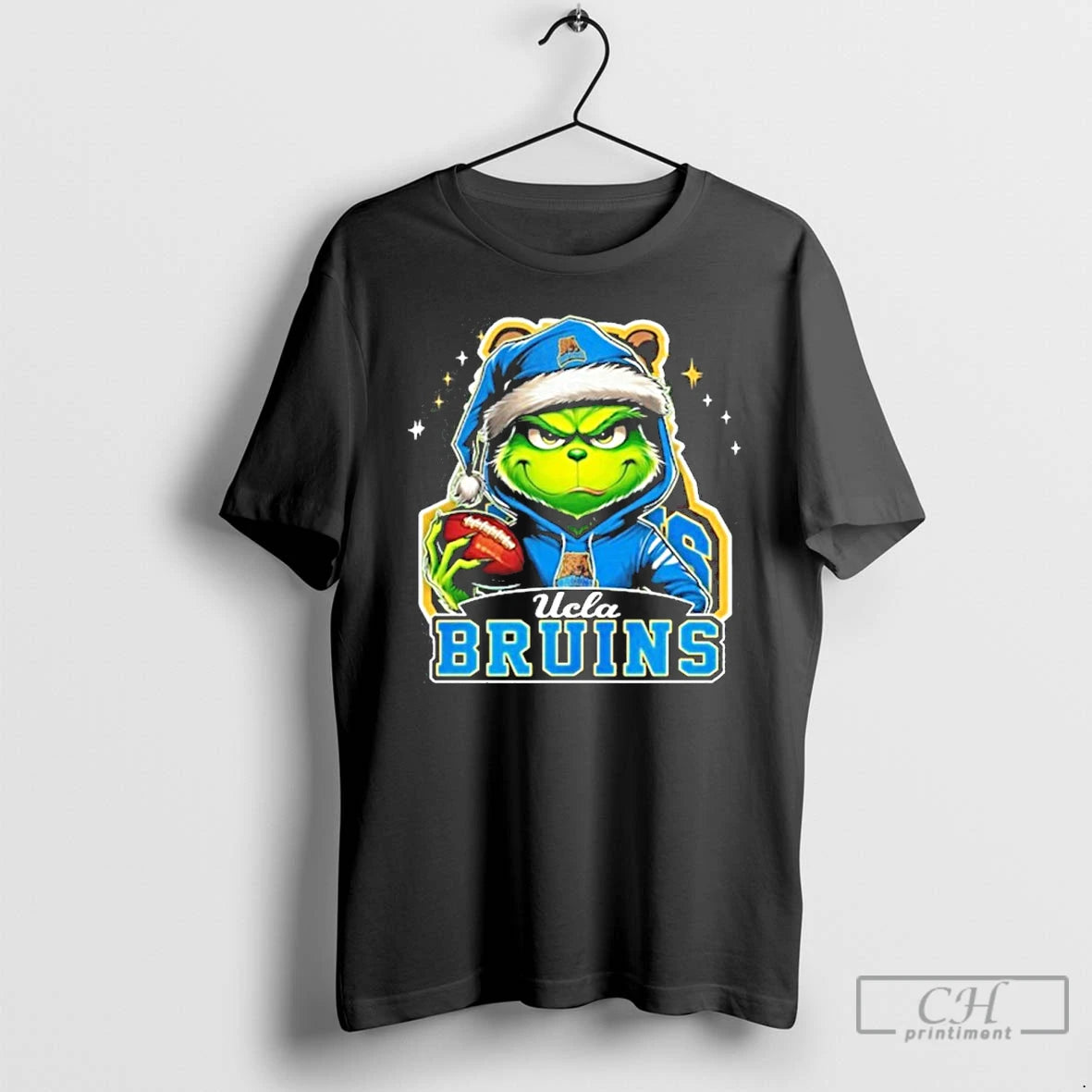 Classic 2025 Santa Grinch X Ucla Bruins Logo Baseball T-Shirts, Hoodie, Sweatshirt | InkNestWear.com