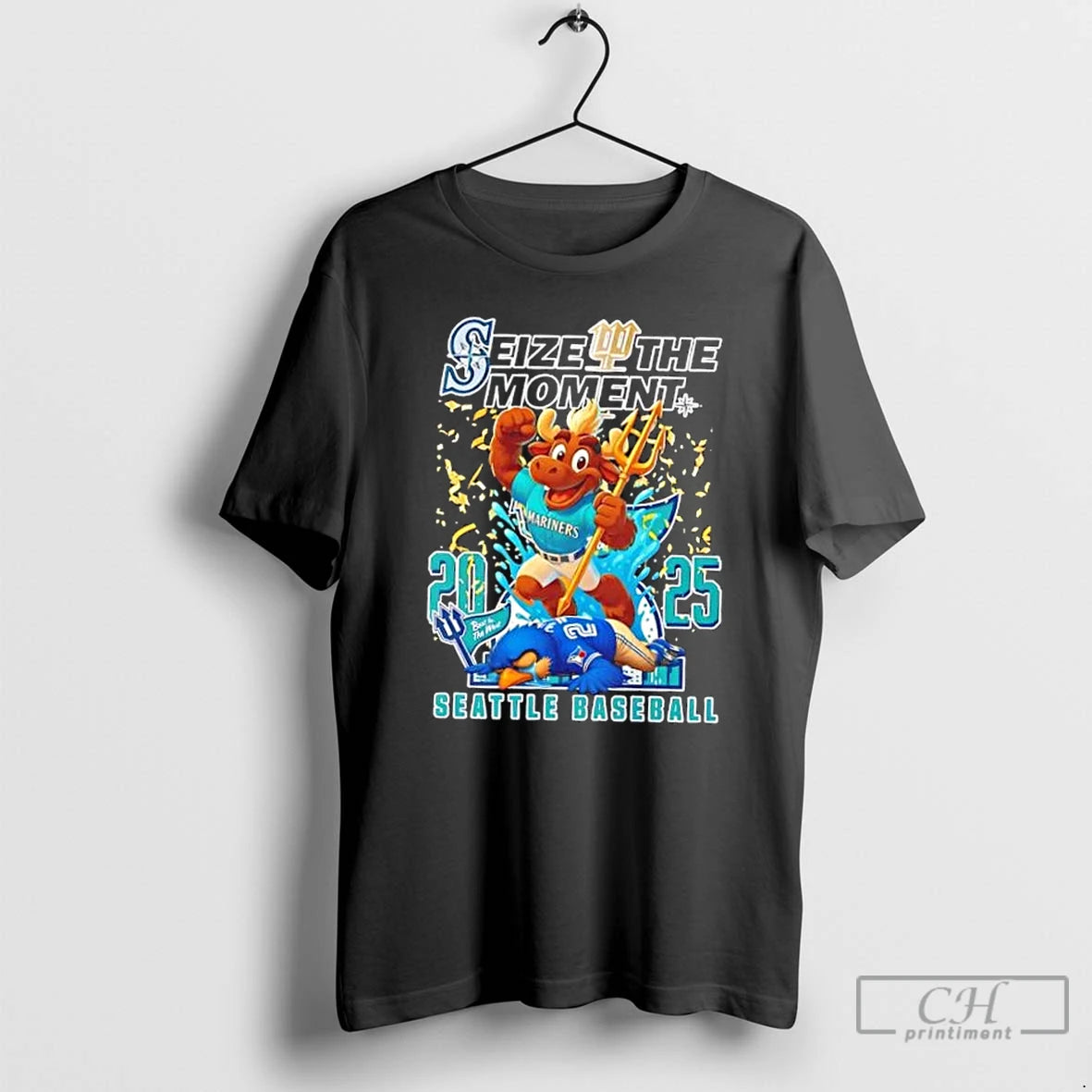Classic 2025 Seize The Moment Seattle Mariners Win Toronto Blue Jays Lose Baseball T Shirts Hoodie, Sweatshirt