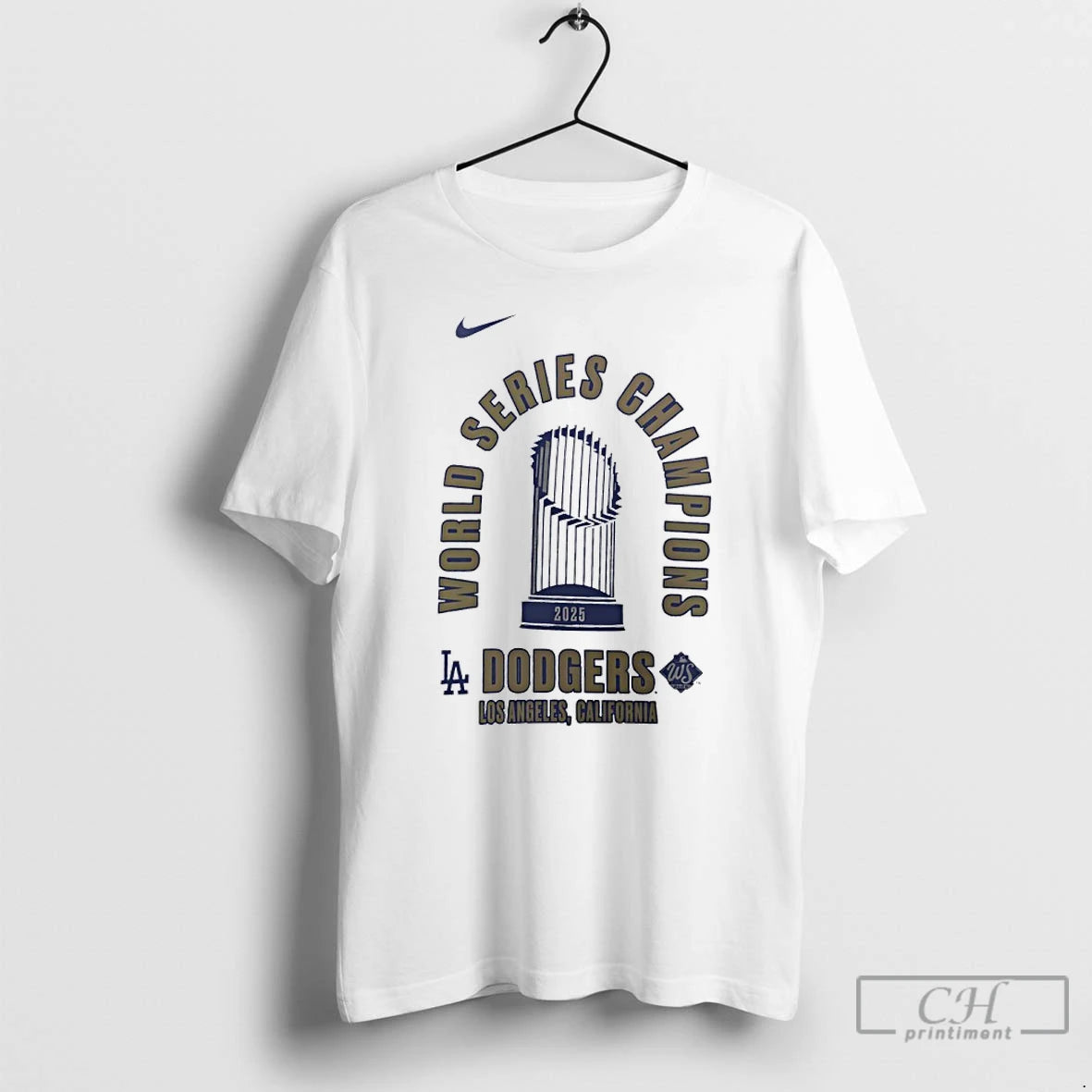 Classic 2025 World Series Champions Los Angeles Dodgers Trophies T Shirts Hoodie, Sweatshirt | InkNestWear.com