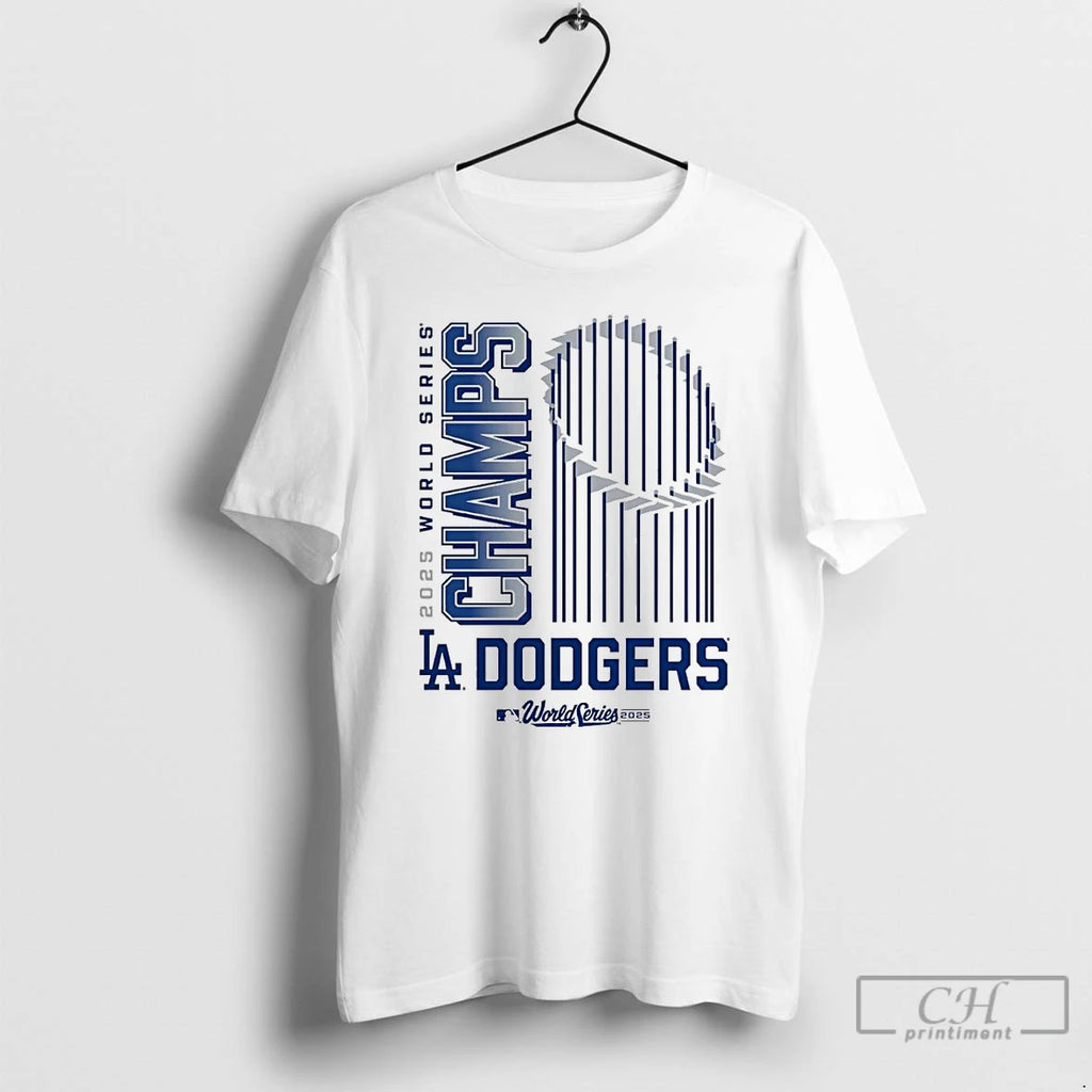 Classic 2025 World Series Champions Los Angeles Dodgers Trophy T Shirts Hoodie, Sweatshirt | InkNestWear.com
