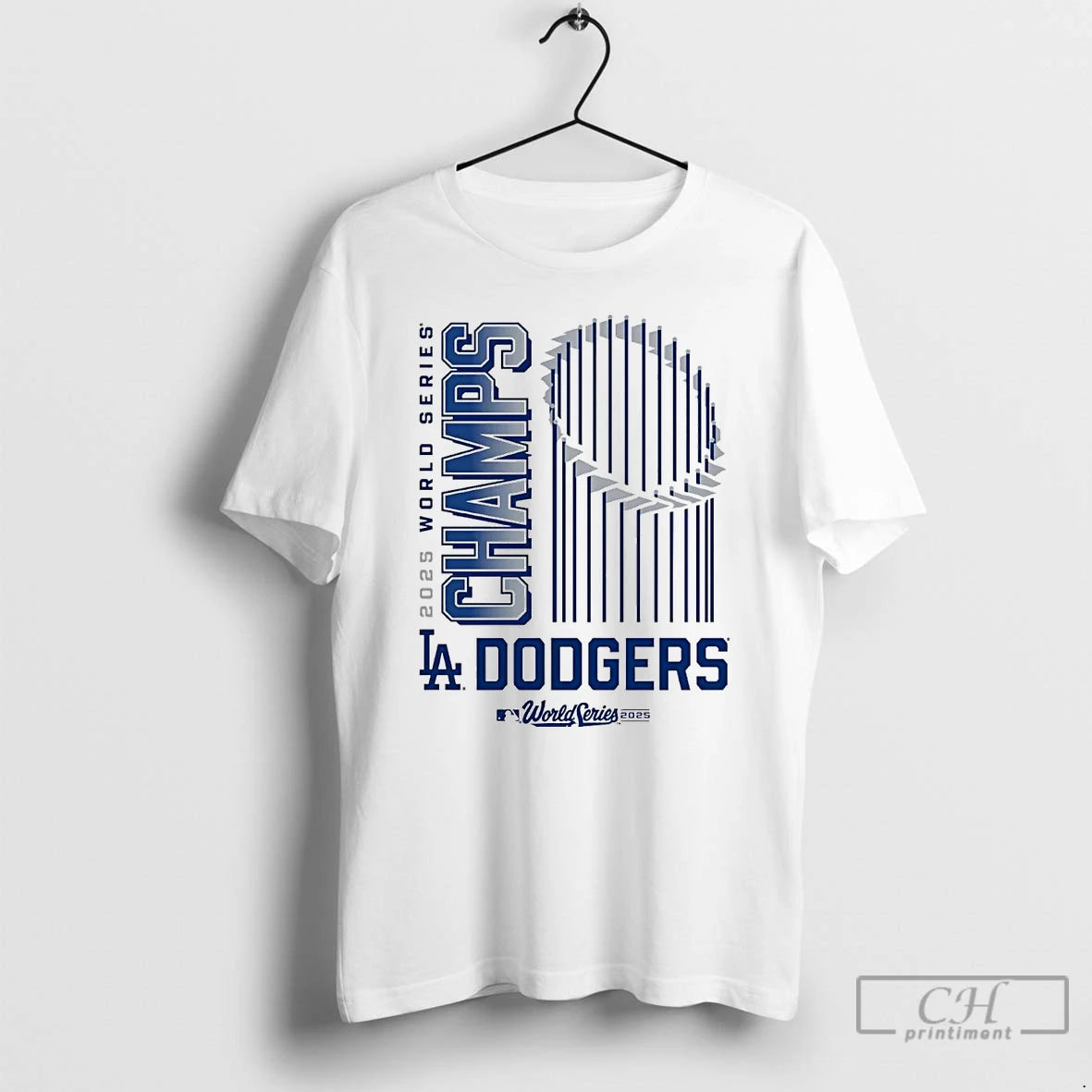 Classic 2025 World Series Champions Los Angeles Dodgers Trophy T Shirts Hoodie, Sweatshirt | InkNestWear.com
