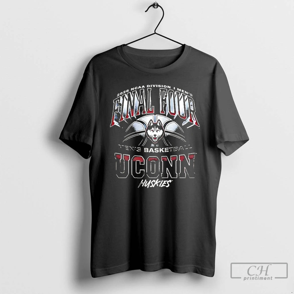 Classic 2026 Ncaa Division I Mens Final Four Mens Basketball Uconn Huskies Vintage T Shirts