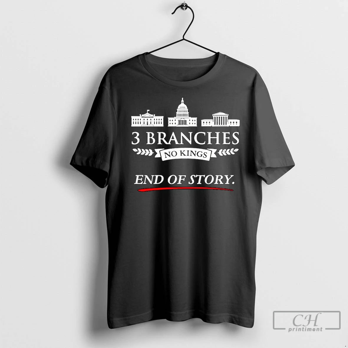 Classic 3 Branches No Kings End Of Story Ornaments T-Shirts, Hoodie, Sweatshirt | InkNestWear.com