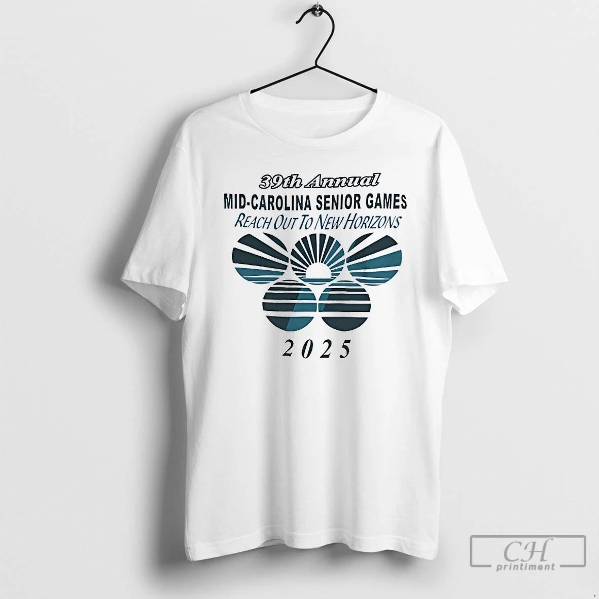 Classic 39th Annual Mid Carolina Senior Games Reach Out To New Horizons 2025 T Shirts