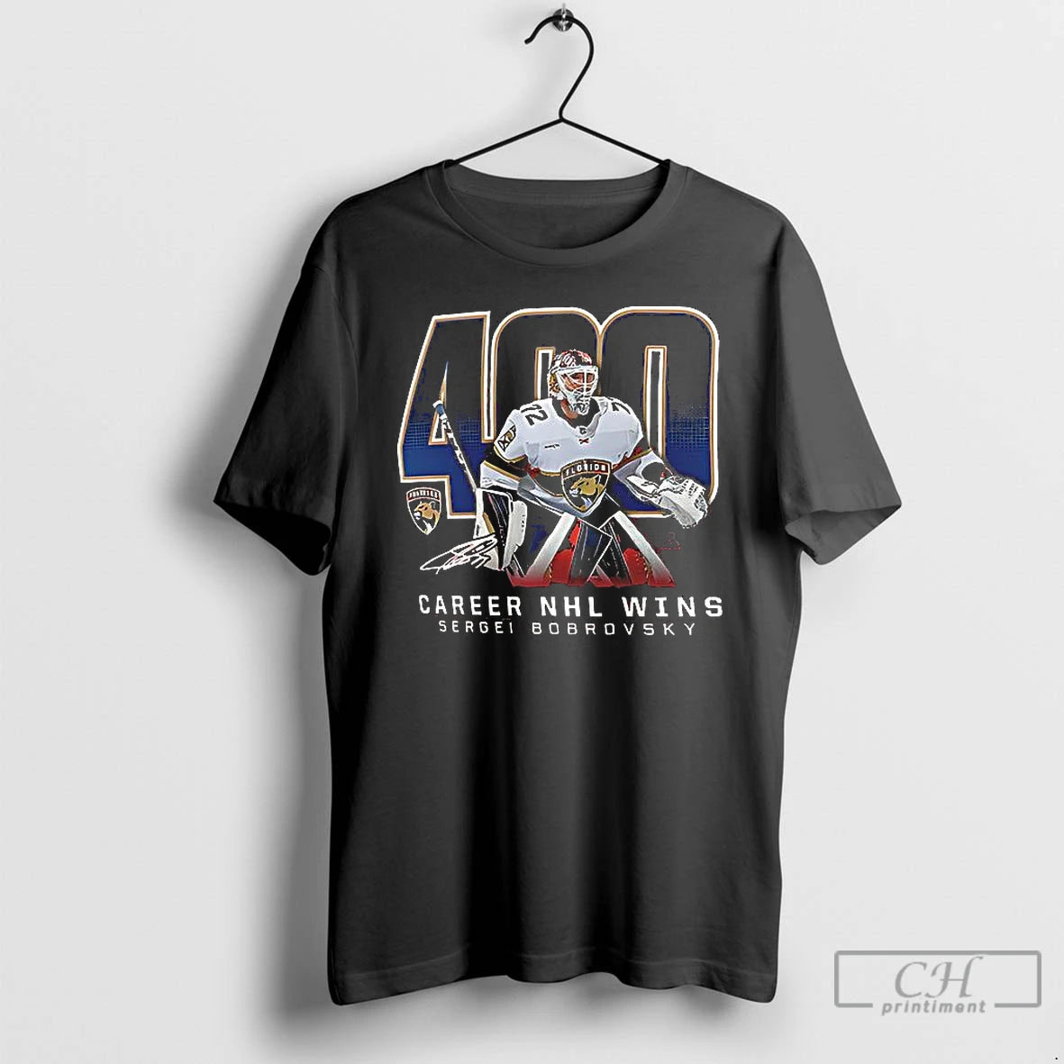 Classic 400 Career Nhl Wins Sergei Bobrovsky Florida Panthers T Shirts Hoodie, Sweatshirt | InkNestWear.com