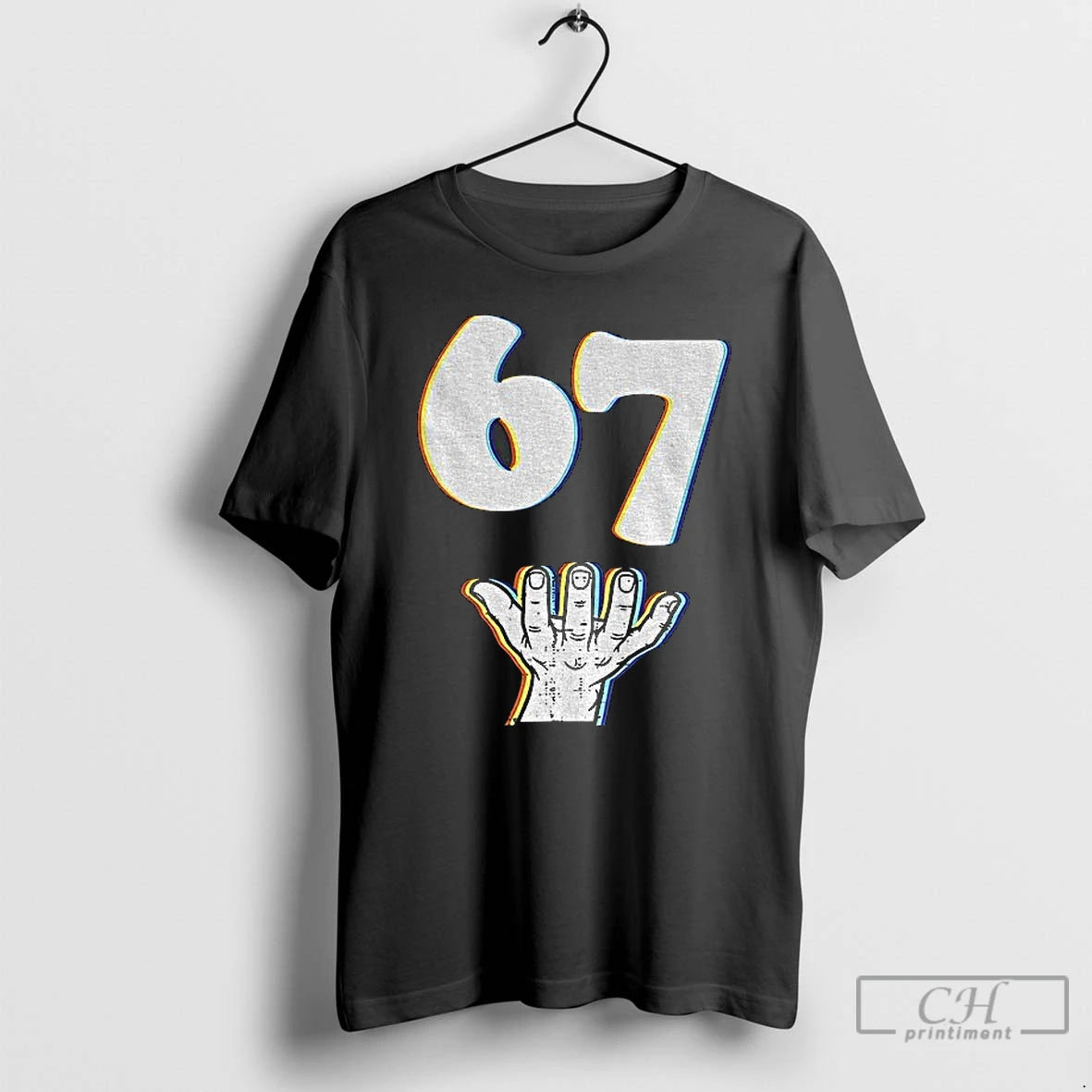 Classic 67 Six Seven Hand Meme Funny Viral T-Shirts, Hoodie, Sweatshirt | InkNestWear.com
