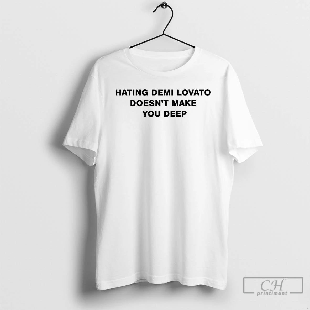Classic Addison Rae Hating Demi Lovato Doesnt Make You Deep T-Shirts, Hoodie, Sweatshirt | InkNestWear.com