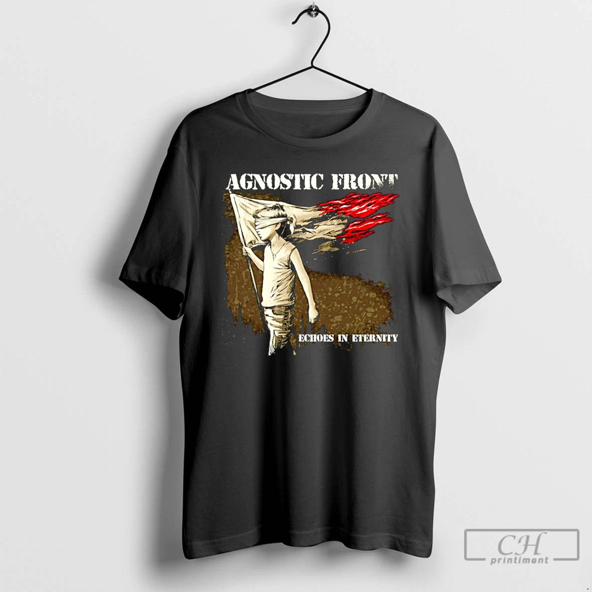 Classic Agnostic Front Echoes In Eternity Way Of War Graphic T Shirts Hoodie, Sweatshirt | InkNestWear.com