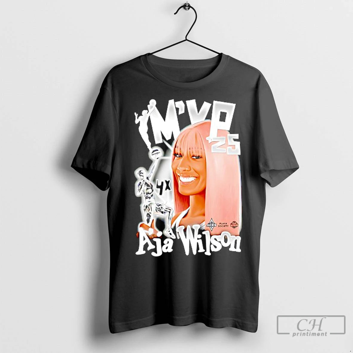Classic Aja Wilson Mvp Las Vegas Aces Basketball 2025 T-Shirts, Hoodie, Sweatshirt | InkNestWear.com
