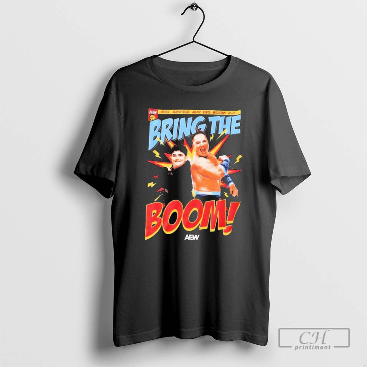 Classic All Elite Wrestling Big Justice And Big Boom Aj Bring The Boom 2025 T-Shirts, Hoodie, Sweatshirt | InkNestWear.com