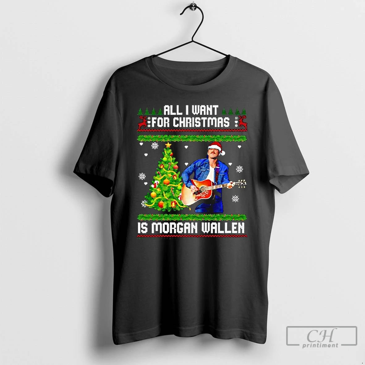 Classic All I Want For Christmas Is Morgan Wallen T Shirts Hoodie, Sweatshirt | InkNestWear.com