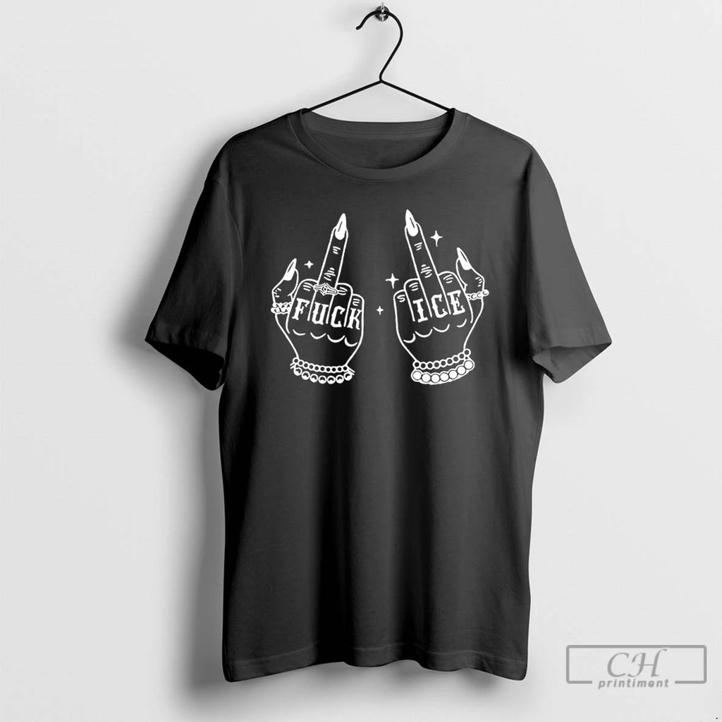 Classic Amanda Tietz Wearing Fuck Ice T Shirts Hoodie, Sweatshirt | InkNestWear.com