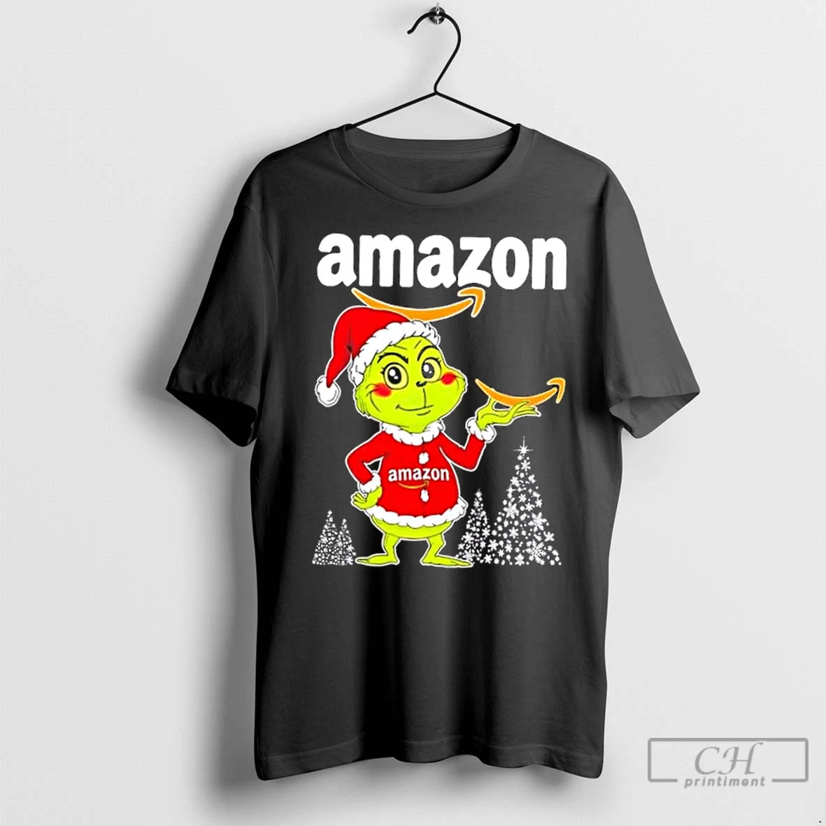 Classic Amazon And Grinchmas Christmas Tree T-Shirts, Hoodie, Sweatshirt | InkNestWear.com