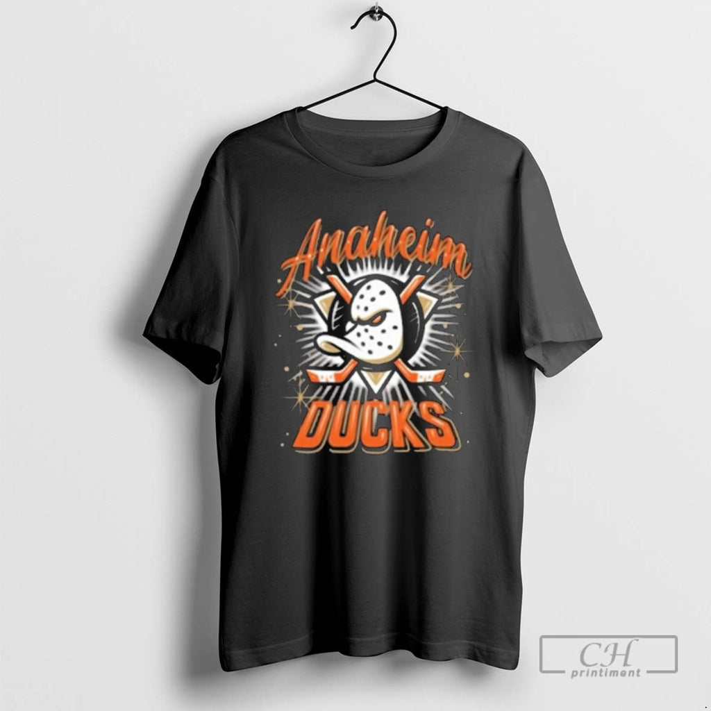 Classic Anaheim Ducks Spray On 2025 Shirt Sweater