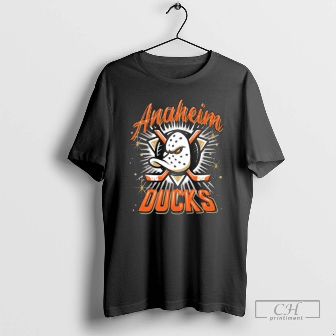 Classic Anaheim Ducks Spray On 2025 Shirt Sweater