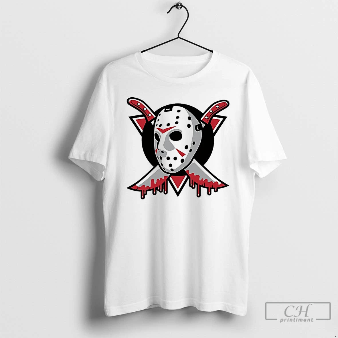 Classic Anaheim Ducks X Jason Voorhees Logo Halloween T Shirts Hoodie, Sweatshirt | InkNestWear.com