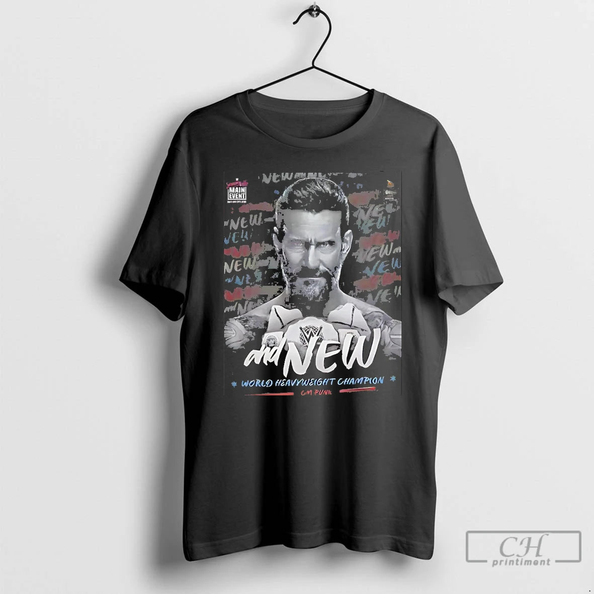 Classic And New World Heavyweight Champion Cm Punk Graphic Christmas T Shirts Hoodie, Sweatshirt | InkNestWear.com