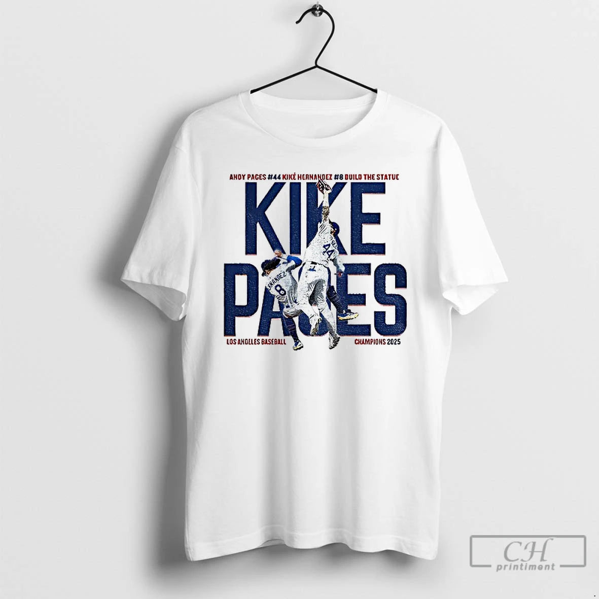 Classic Andy Pages Catch Dodgers World Series Game 7 Saving Build The Statue T Shirts Hoodie, Sweatshirt | InkNestWear.com
