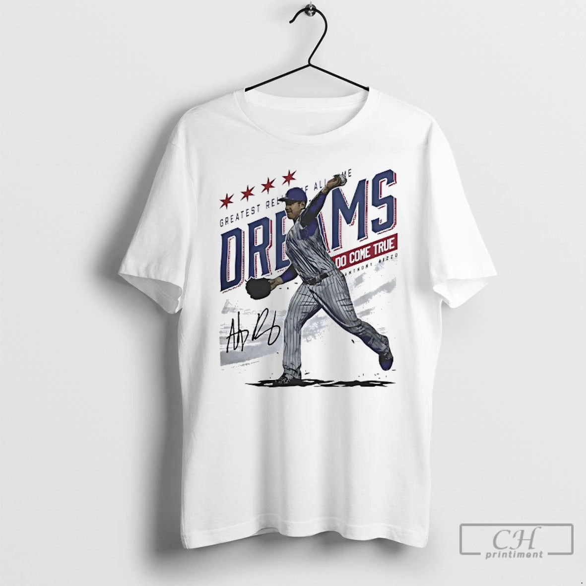 Classic Anthony Rizzo Chicago C Pitching Do Come True Debut Mlb T Shirts Hoodie, Sweatshirt | InkNestWear.com