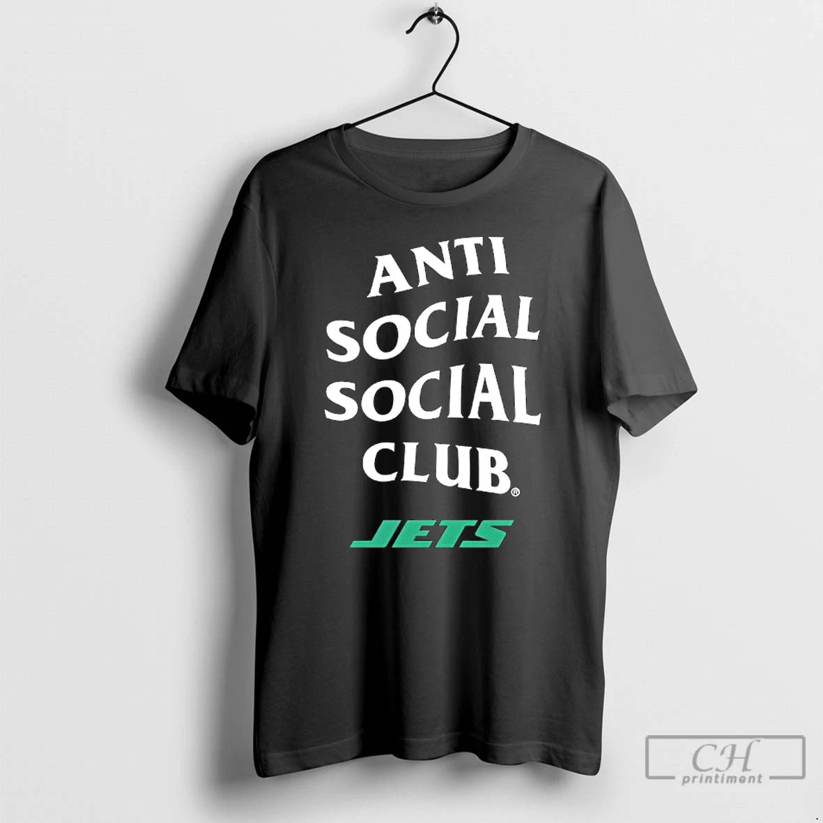 Classic Anti Social Social Club New York Jets Logo T Shirts Hoodie, Sweatshirt | InkNestWear.com