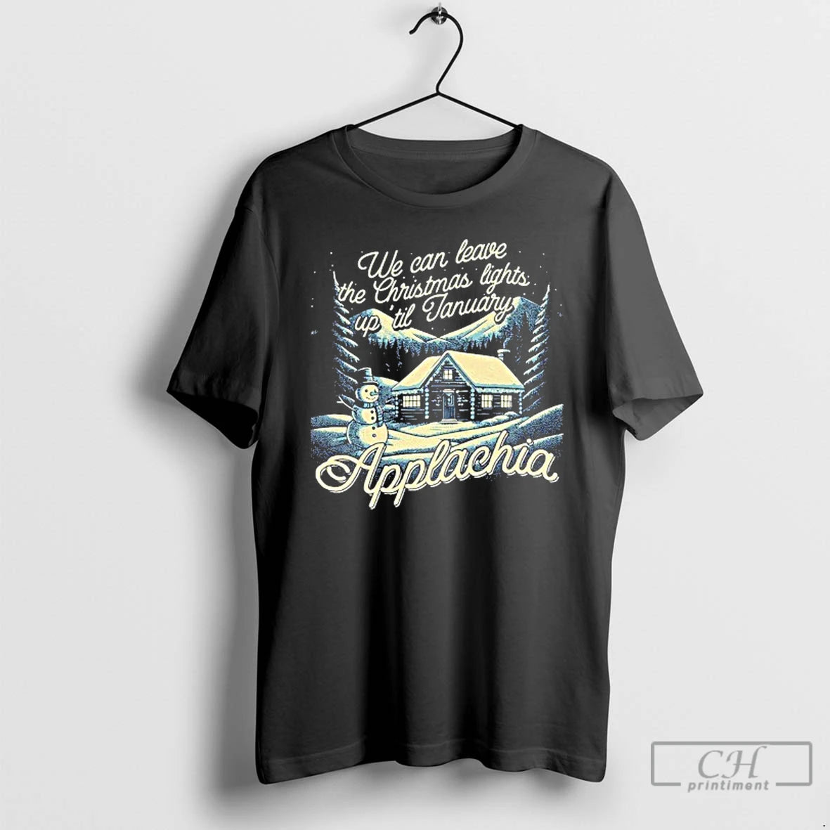Classic Appalachia We Can Leave The Christmas Lights Up Til January T Shirts Hoodie, Sweatshirt | InkNestWear.com