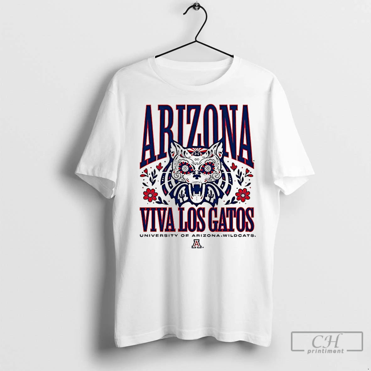 Classic Arizona Wildcats Viva Los Gatos Dia De Los Muertos T-Shirts, Hoodie, Sweatshirt | InkNestWear.com