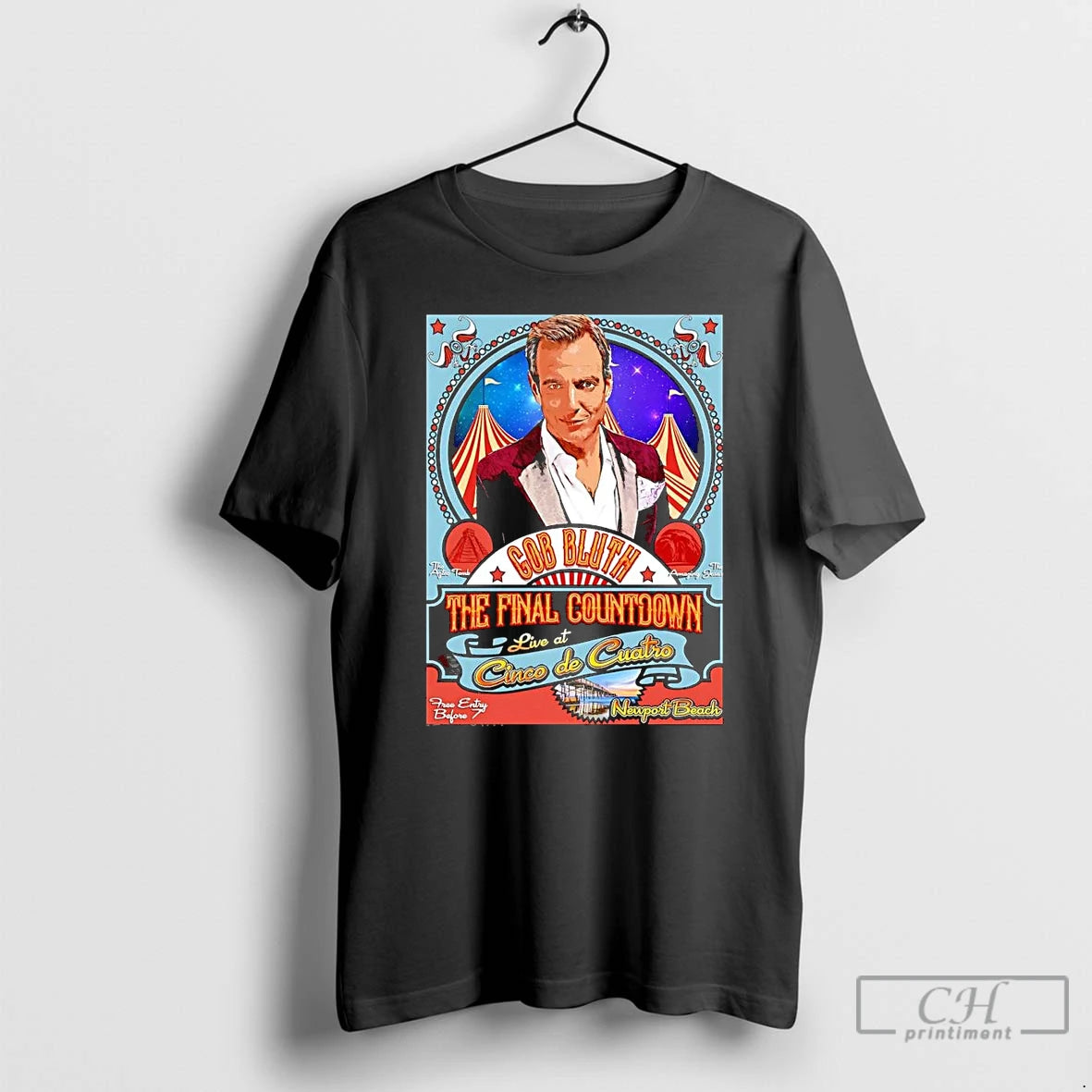 Classic Arrested Development Gob Bluth The Final Countdown T Shirts Hoodie, Sweatshirt | InkNestWear.com