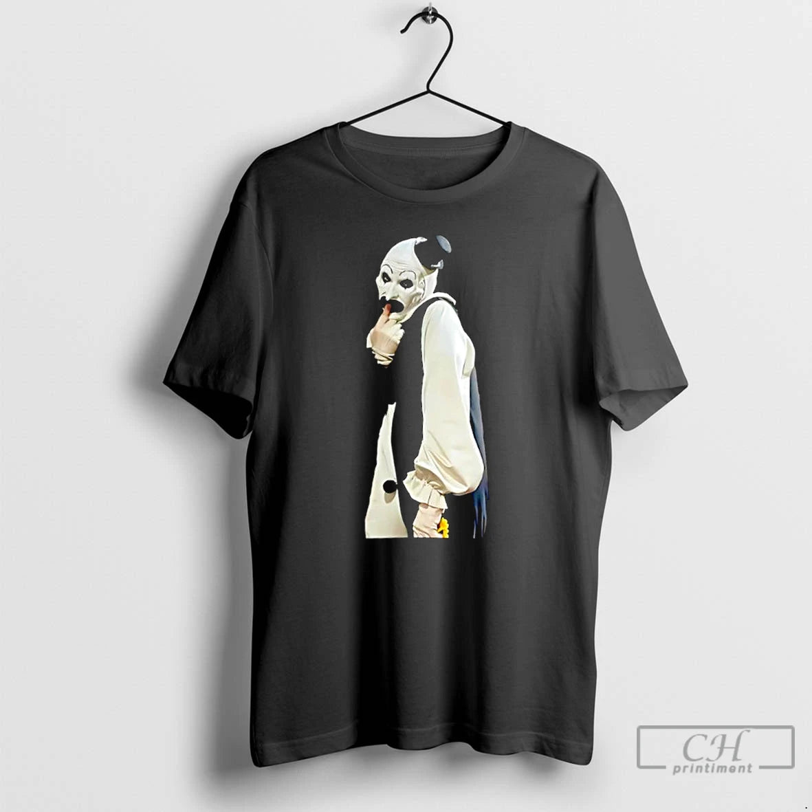 Classic Art The Clown Terrifier Creepy Halloween Sassy Horror Graphic T Shirts Hoodie, Sweatshirt | InkNestWear.com