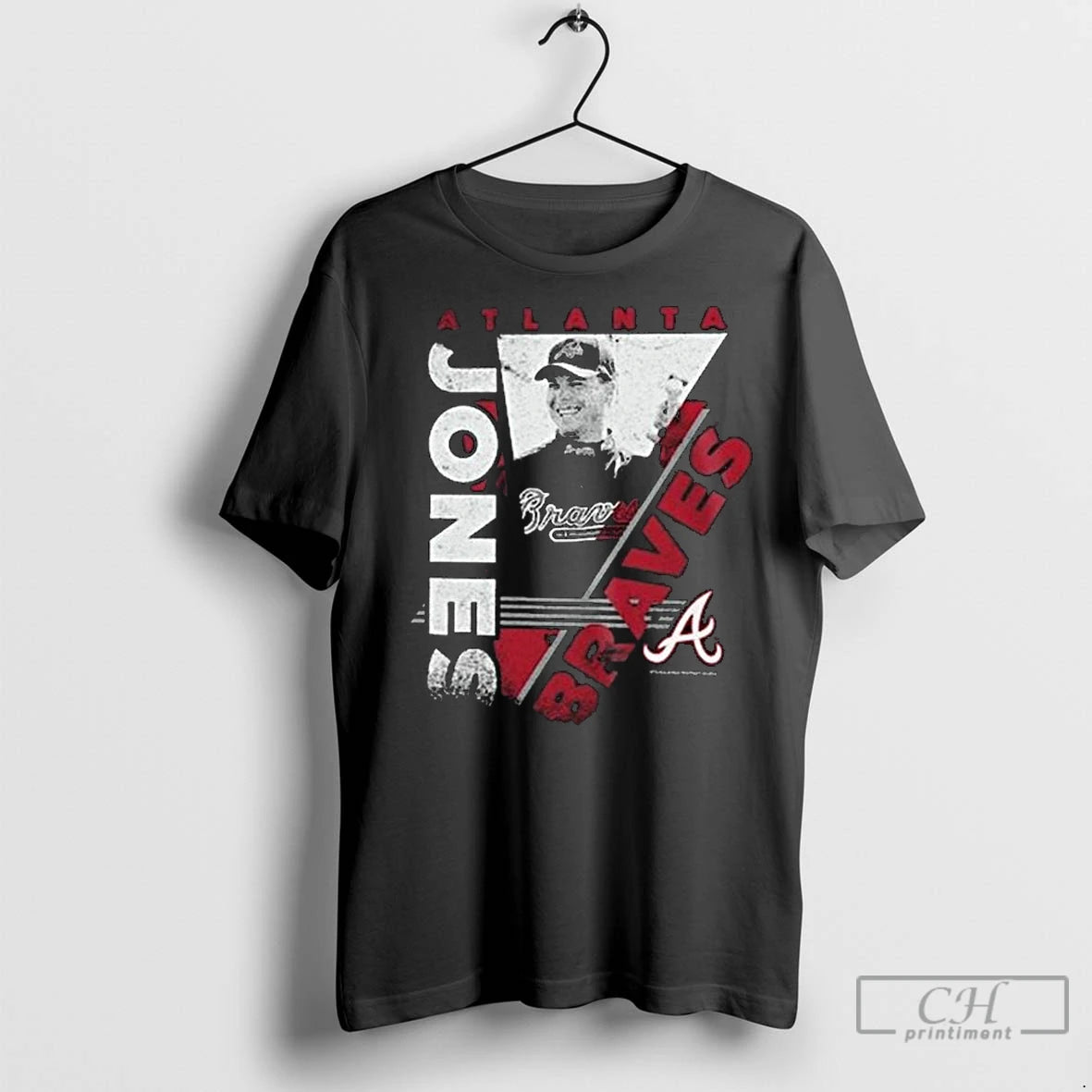 Classic Atlanta Braves Chipper Jones Mitchell Ness In The Zone Player Graphic 2025 Long Sleve T-Shirts, Hoodie, Sweatshirt