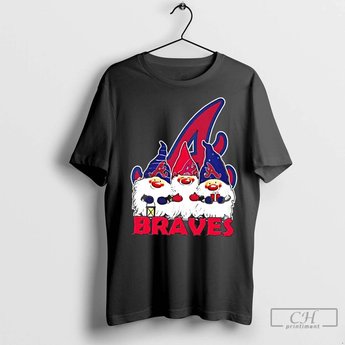 Classic Atlanta Braves X Gnomes Xmas Christmas T-Shirts, Hoodie, Sweatshirt | InkNestWear.com
