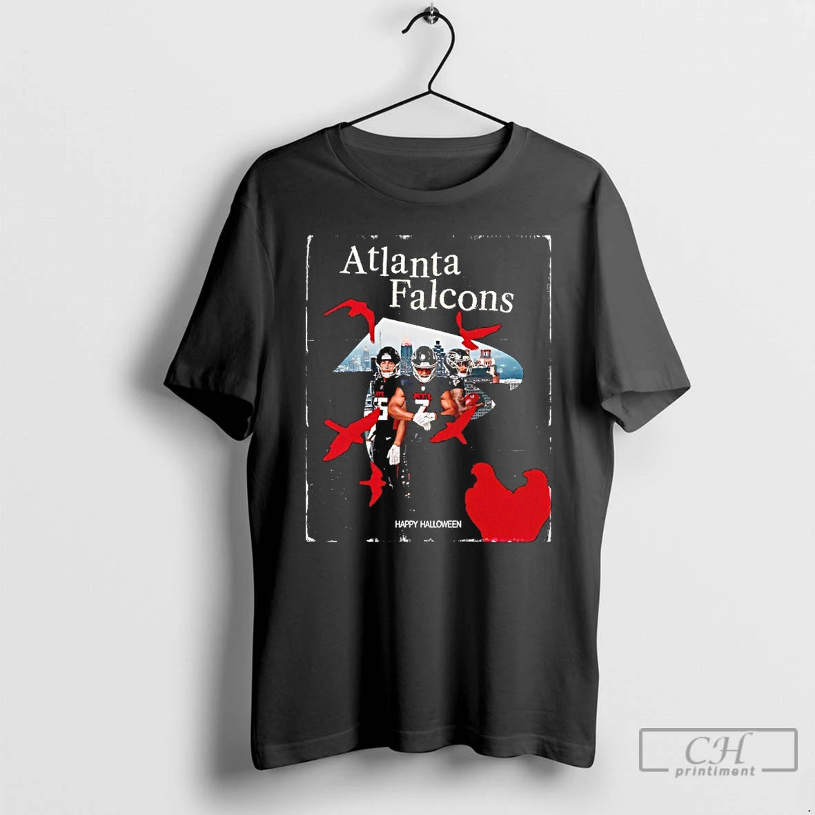 Classic Atlanta Falcons Happy Halloween 2025 T Shirts Hoodie, Sweatshirt | InkNestWear.com