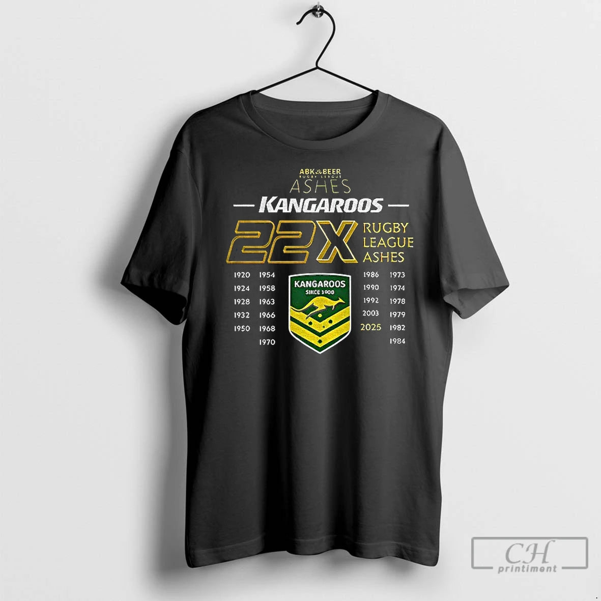 Classic Australian Kangaroos 22x Rugby League Ashes Champions 2025 T-Shirts, Hoodie, Sweatshirt | InkNestWear.com