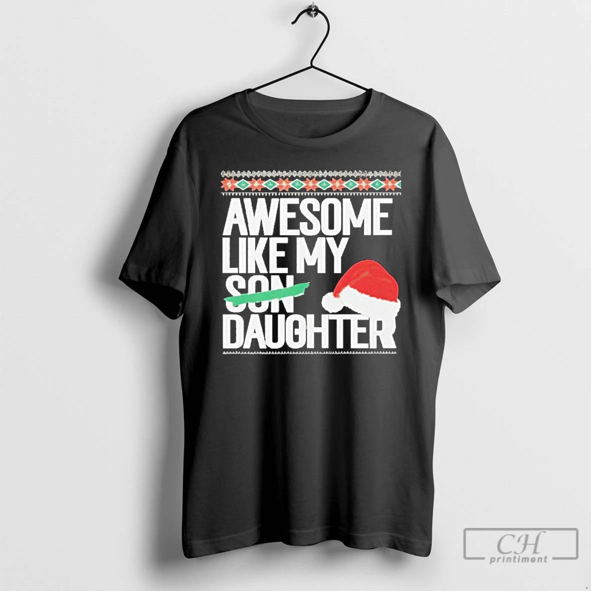 Classic Awesome Like My Daughter Christmas T-Shirts, Hoodie, Sweatshirt | InkNestWear.com