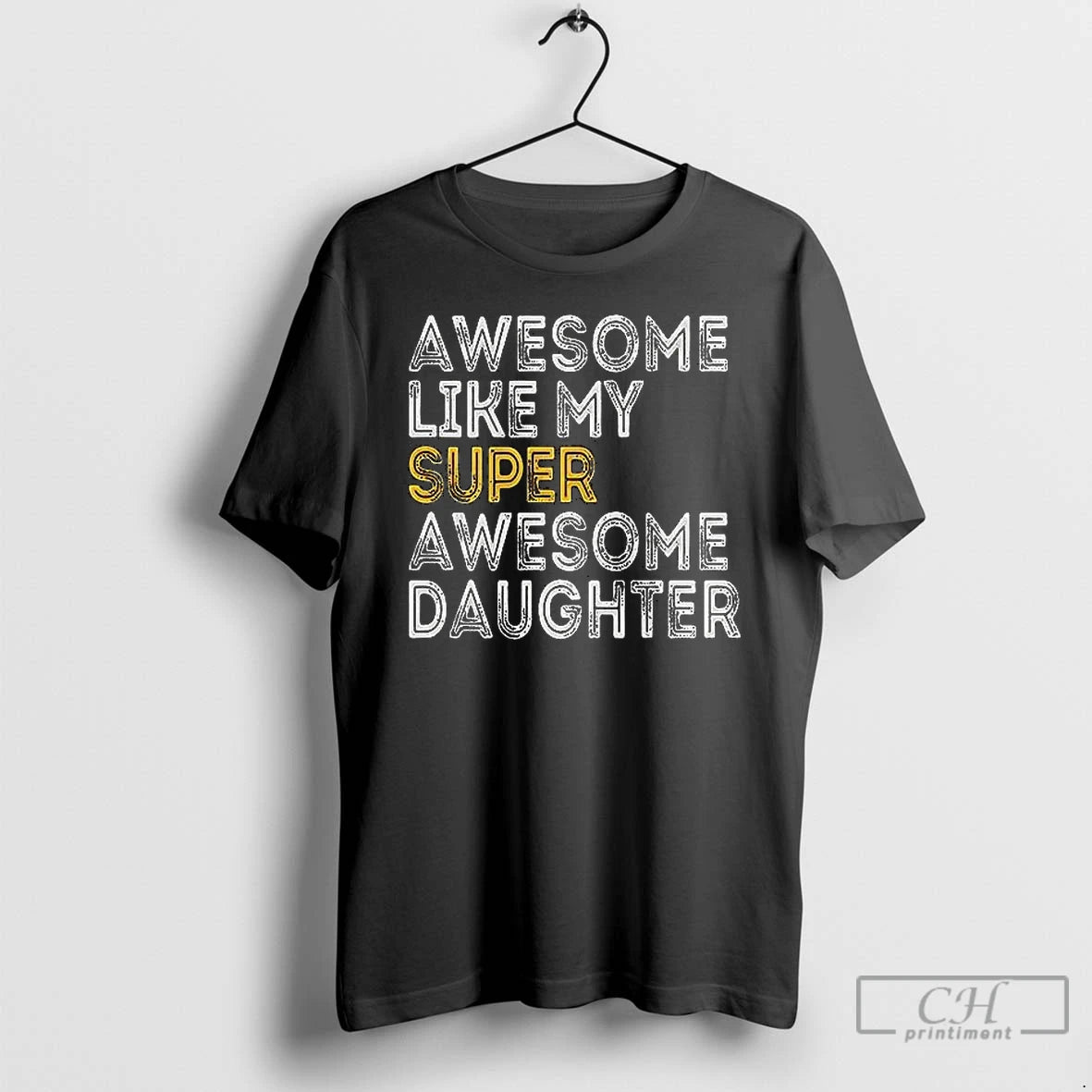 Classic Awesome Like My Super Awesome Daughter Retro T Shirts Hoodie, Sweatshirt | InkNestWear.com