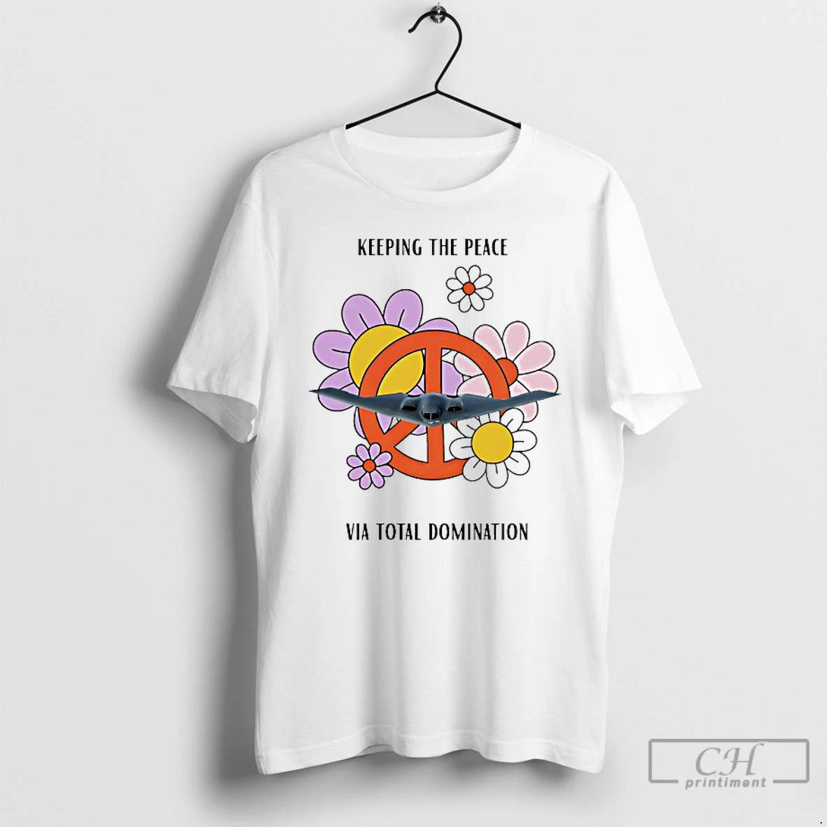 Classic B 2 Keeping Peace Via Total Domination T-Shirts, Hoodie, Sweatshirt | InkNestWear.com