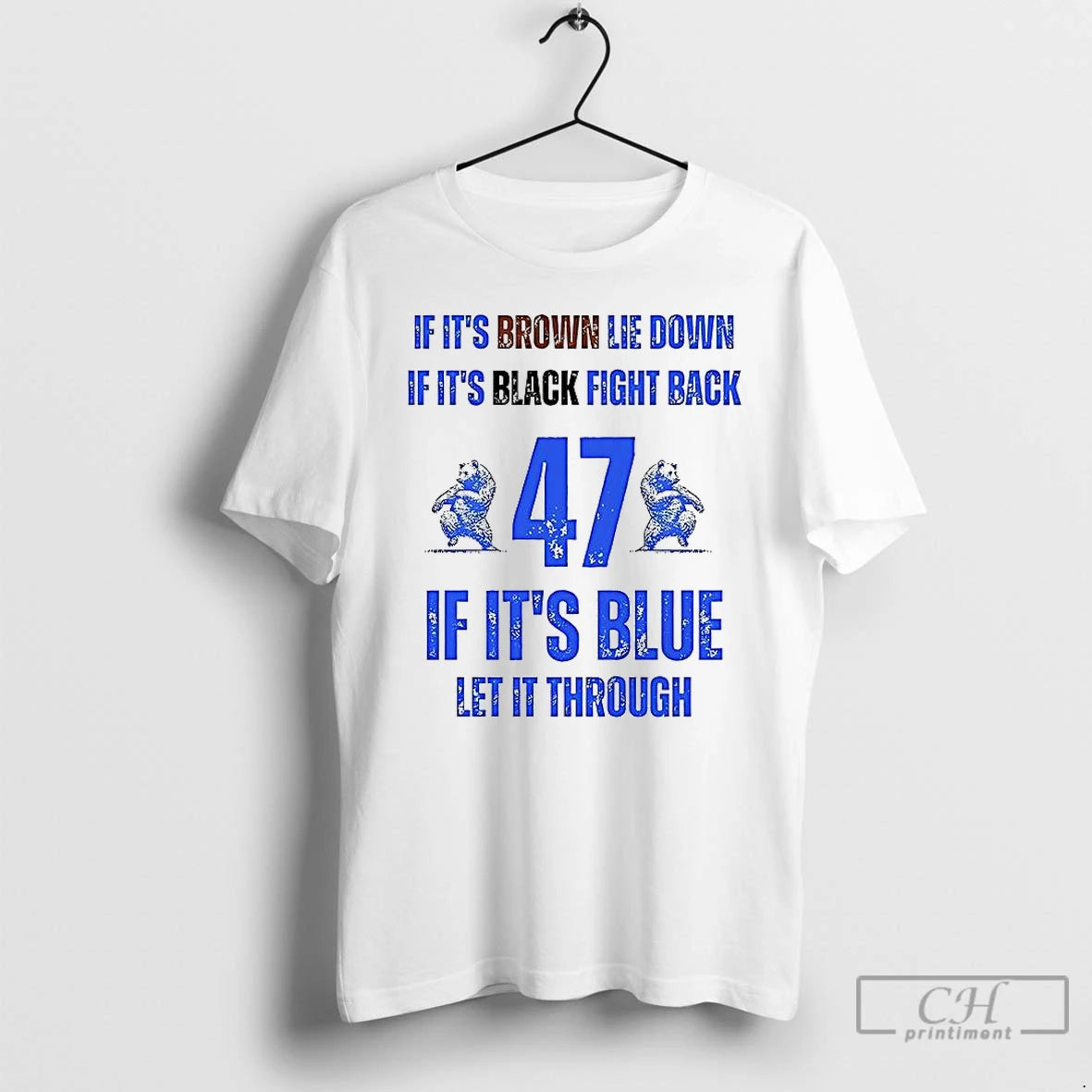 Classic Byu 47 If Its Brown Lie Down If Its Black Fight Back T Shirts Hoodie, Sweatshirt | InkNestWear.com
