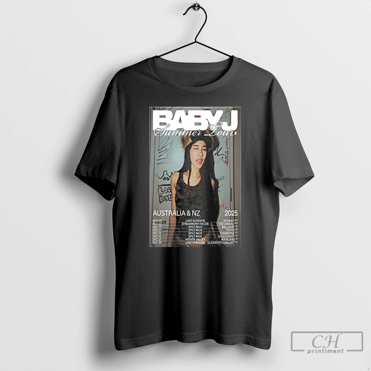 Classic Baby J Summer Tour Australia Nz 2025 Long Sleve T Shirts Hoodie, Sweatshirt | InkNestWear.com