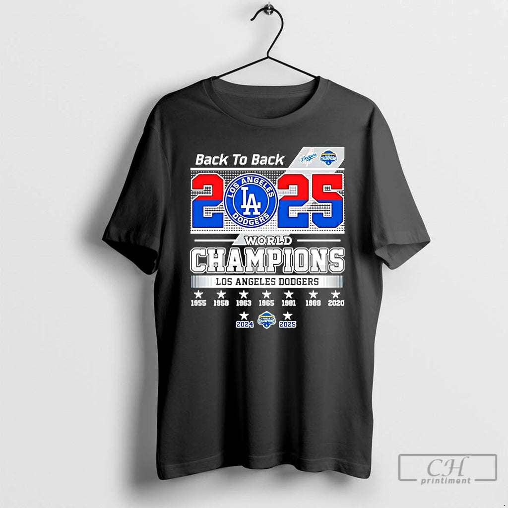 Classic Back To Back Los Angeles Dodgers 2025 World Series Christmas T Shirts Hoodie, Sweatshirt | InkNestWear.com