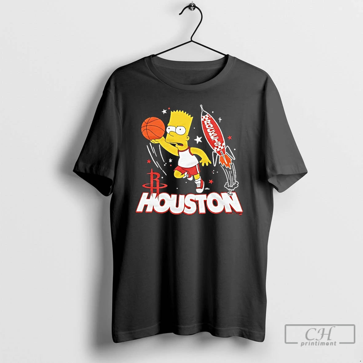 Classic Bart Simpson X Houston Rockets Basketball T-Shirts, Hoodie, Sweatshirt | InkNestWear.com