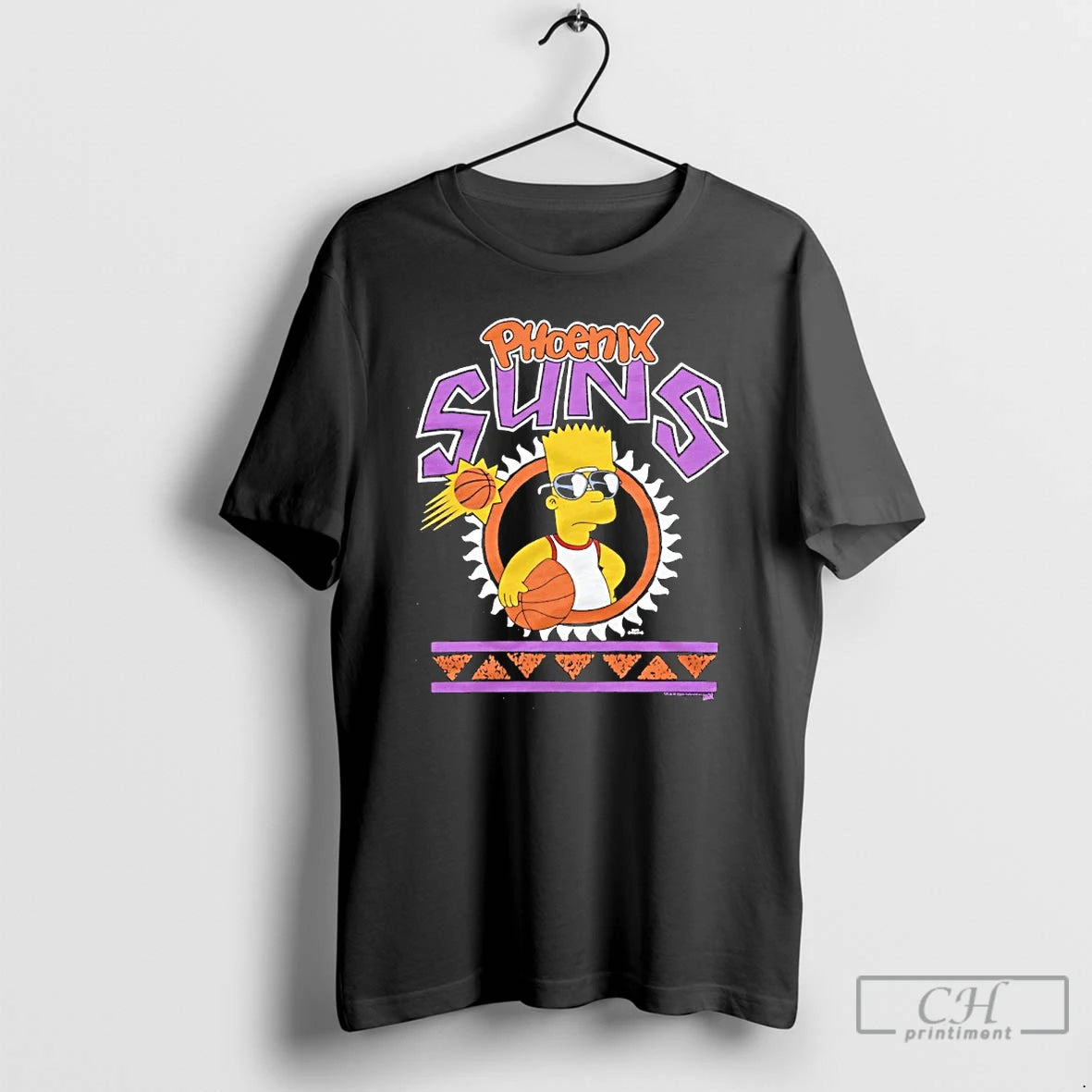 Classic Bart Simpson X Phoenix Suns Basketball T-Shirts, Hoodie, Sweatshirt | InkNestWear.com