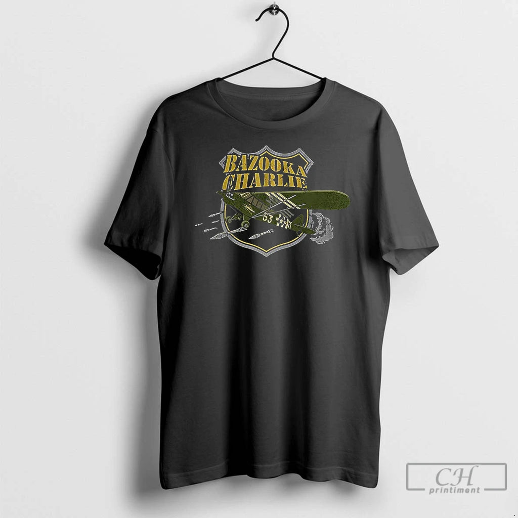 Classic Bazooka Charlie Piper J 3 Cub Aircraft Shield T-Shirts, Hoodie, Sweatshirt | InkNestWear.com