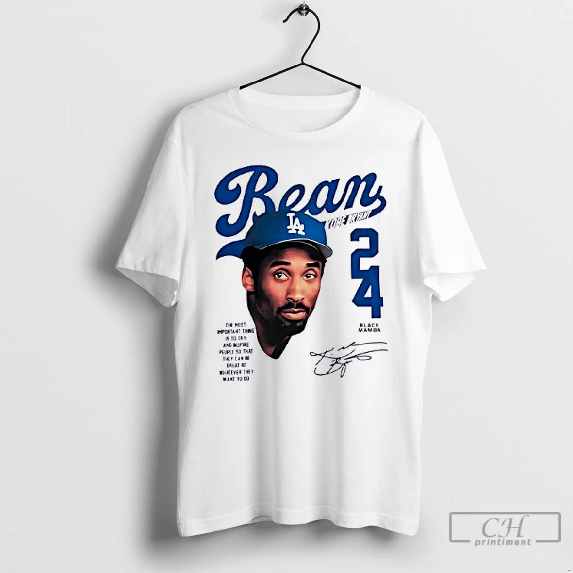 Classic Bean Kobe Bryant Los Angeles Dodgers 24 Black Mamba T Shirts Hoodie, Sweatshirt | InkNestWear.com