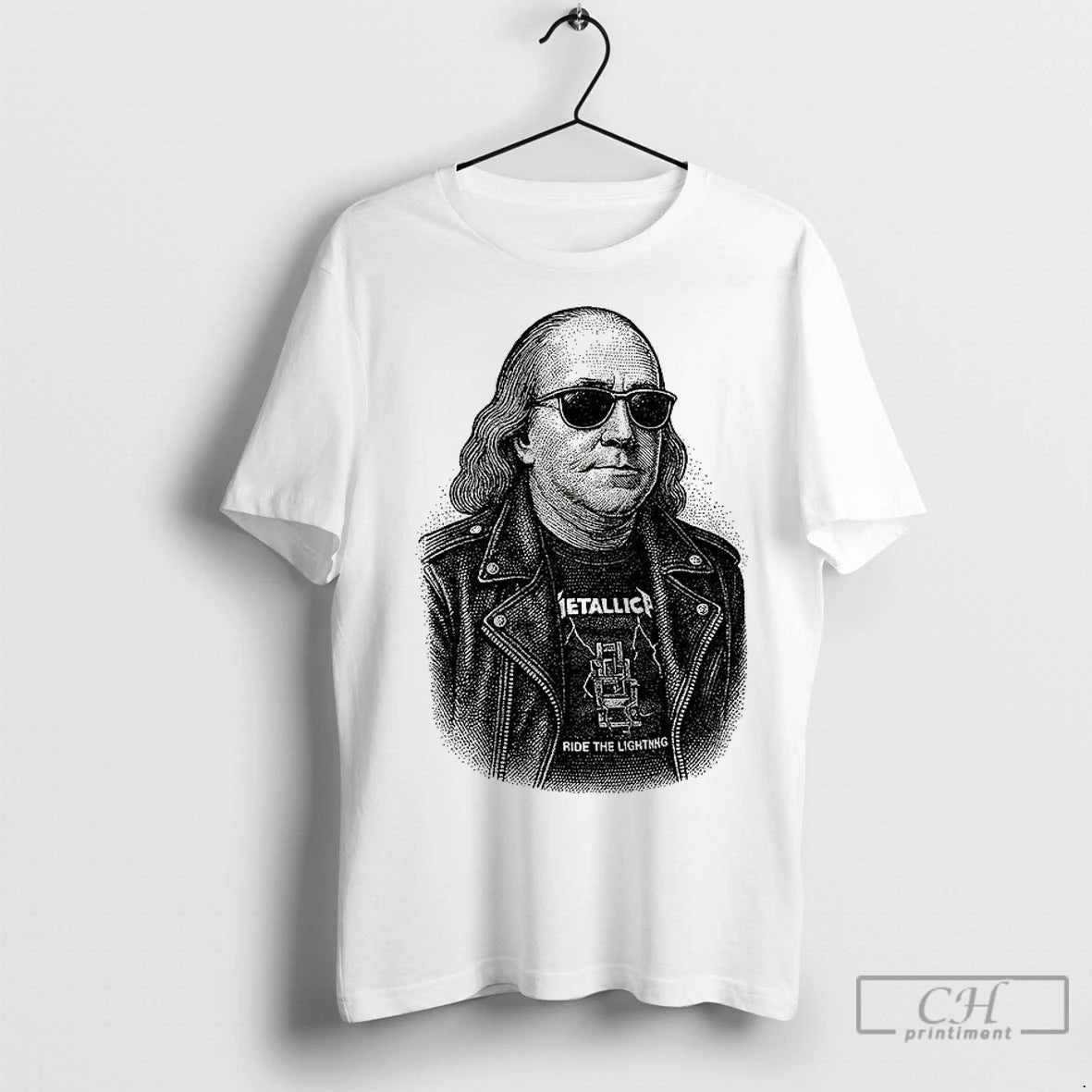 Classic Ben Franklin Ride The Lightning T-Shirts, Hoodie, Sweatshirt | InkNestWear.com