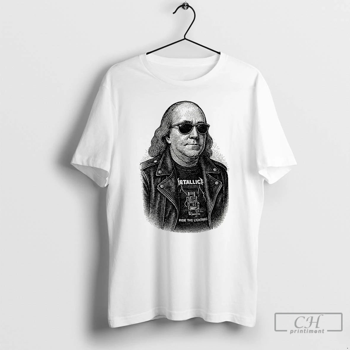 Classic Ben Franklin Ride The Lightning T Shirts Hoodie, Sweatshirt | InkNestWear.com