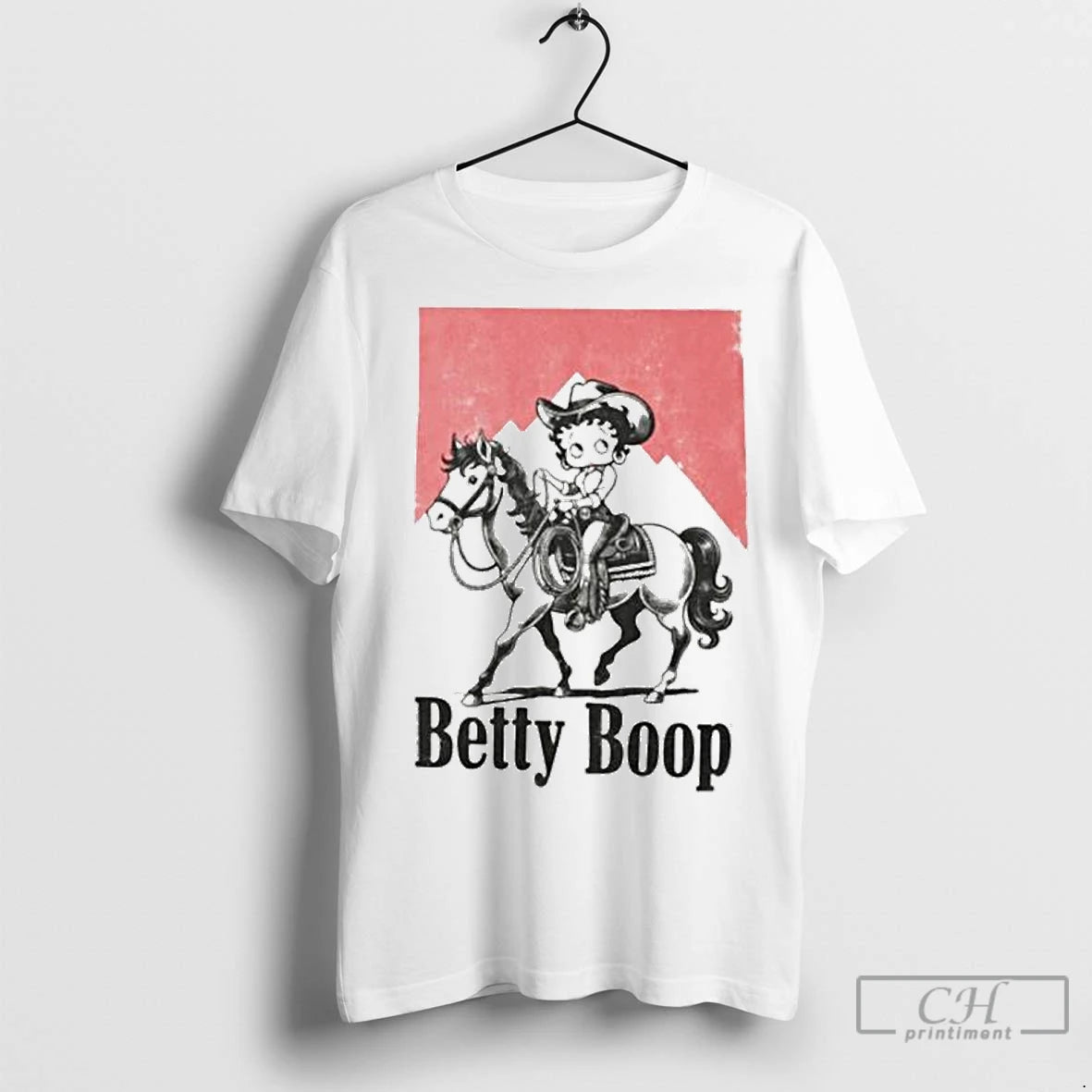 Classic Betty Boop Riding Horse Retro Ornaments T-Shirts, Hoodie, Sweatshirt | InkNestWear.com