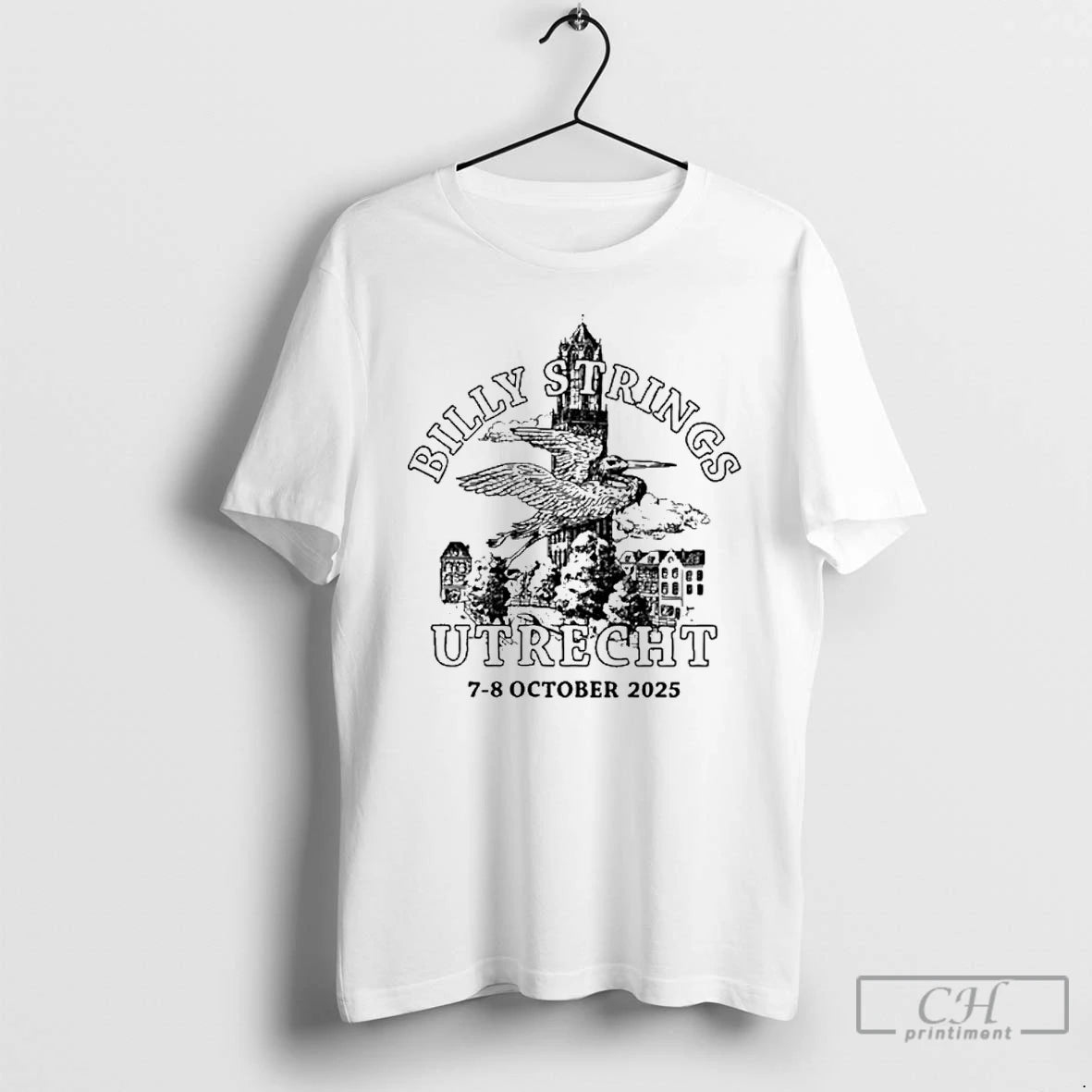 Classic Billy Strings Utrecht Nethrland Oct 7 8 2025 Tour T Shirts Hoodie, Sweatshirt | InkNestWear.com